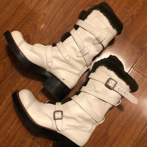 Coach Women White Boots